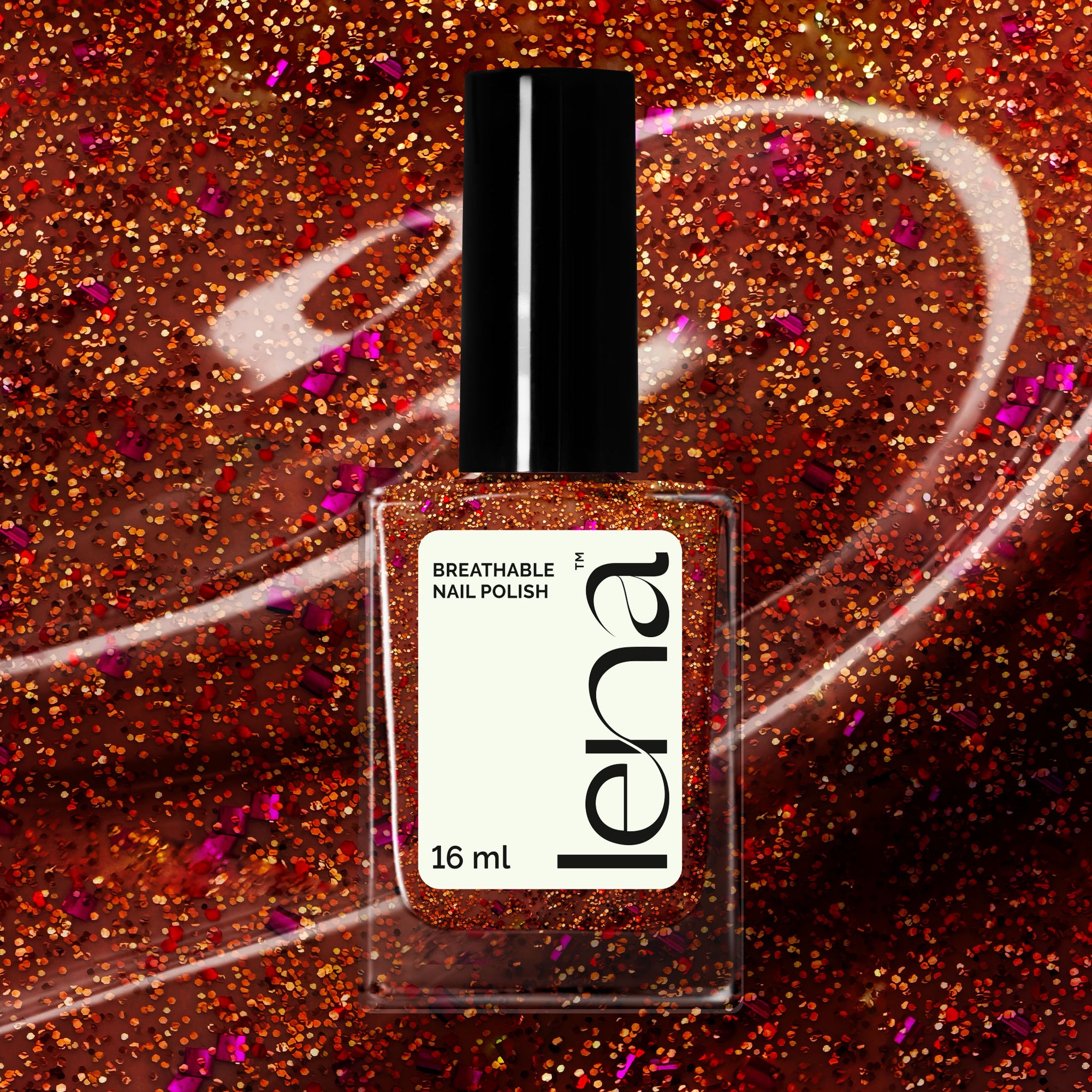 Breathable Halal Nail Polish - Glitter-ati - LE111 by LENA