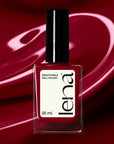 LENA Halal Nail Polish - Breathable - Water Permeable Nail Polish - Red Sea - LE225