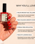 LENA Breathable Nail Polish - Seeing Red - LE43