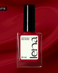 LENA - Matte Breathable Nail Polish - Red-Soled Stilettos - LE72