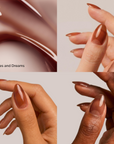 LENA Soap Nails – Breathable & Water-Permeable Halal Nail Polish - Cookies and Dreams - SN17