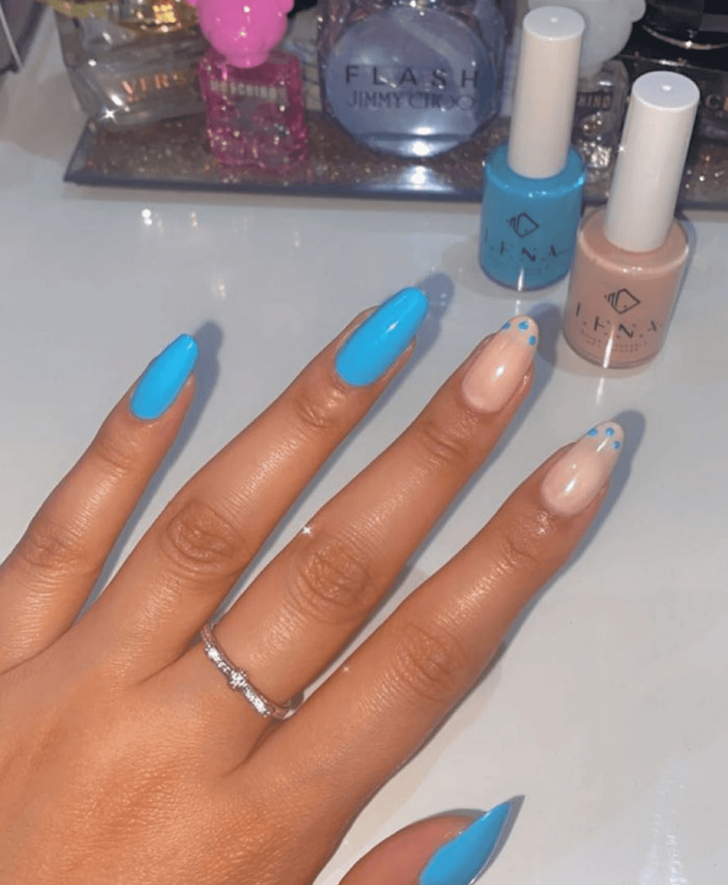 LENA - Breathable Halal Nail Polish - Azure Do - LE95