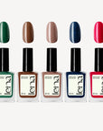 LENA Breathable & Water-Permeable Halal Nail Polish Bundle - Comfort Tones