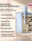 LENA Breathable Nail Polish - Burkini Baby Blue - LE327