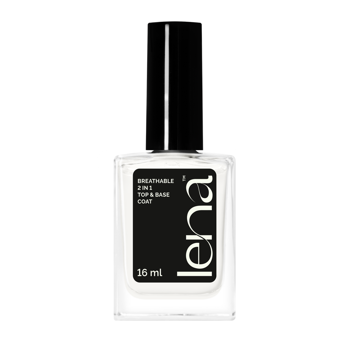 Breathable & Water Permeable Halal Nail Polish 2 1 Top & Base Coat