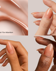 LENA Soap Nails – Breathable & Water-Permeable Halal Nail Polish - Peachin’ For Attention - SN05