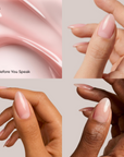 LENA Soap Nails – Breathable & Water-Permeable Halal Nail Polish - Pink Before You Speak - SN08