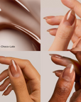 LENA Soap Nails – Breathable & Water-Permeable Halal Nail Polish - You’re Choco-Late - SN16