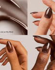 LENA Soap Nails – Breathable & Water-Permeable Halal Nail Polish - Choco-lot on My Mind - SN18