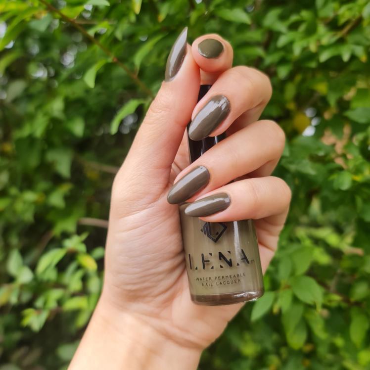 LENA Breathable Halal Nail Polish - Cargo Green Queen - LE281