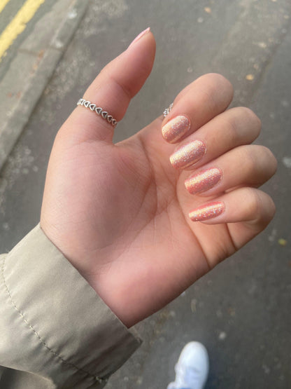 Breathable Halal Holographic Nail Polish - Holographic Hun - LE251 by LENA