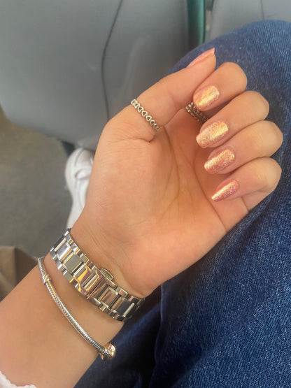 Breathable Halal Holographic Nail Polish - Holographic Hun - LE251 by LENA