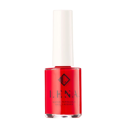 Breathable Halal Nail Polish - Red Haute - LE121 by LENA