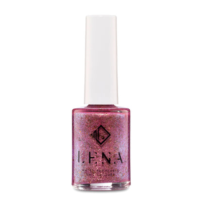 LENA - Breathable Halal Glitter Nail Polish - Polishing My Tiara - LE204