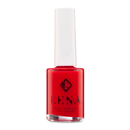 LENA Water Permeable Neon Nail Polish - Blessed in Red - LE221 - LENA NAIL POLISH DIRECT