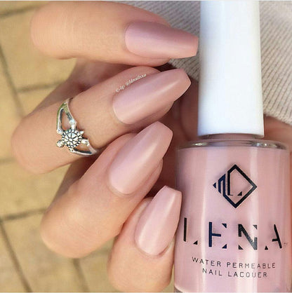 LENA - Matte Breathable Halal Nail Polish - Qatari Quarter - LE60