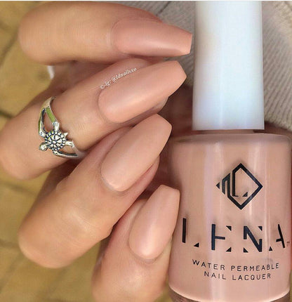 LENA - Matte Breathable Nail Polish - MUA…Before & After - LE52