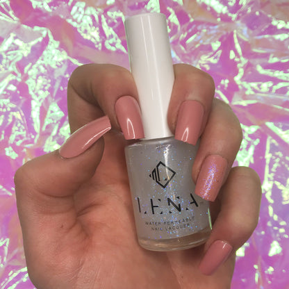 Breathable Halal Nail Polish - Sequins & Shine - LE161 by LENA