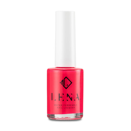 LENA Halal Water Permeable Neon Nail Polish - I Pink I'm in Love - LE224